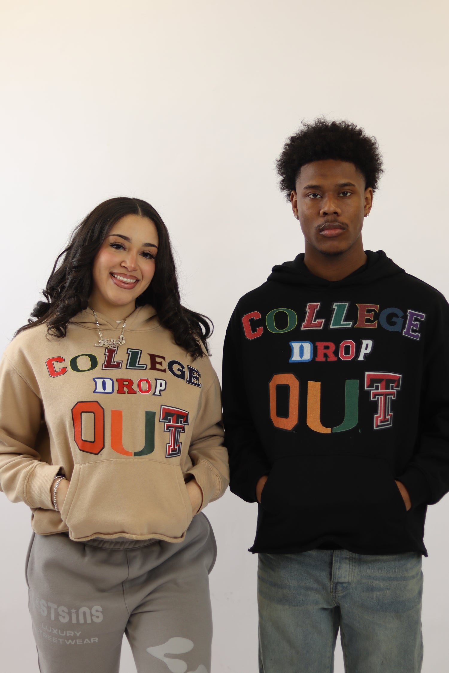DameThreads College Drop out Hoodies