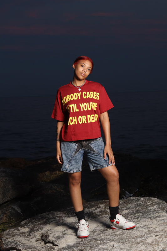 NB Cares Tee (Maroon)